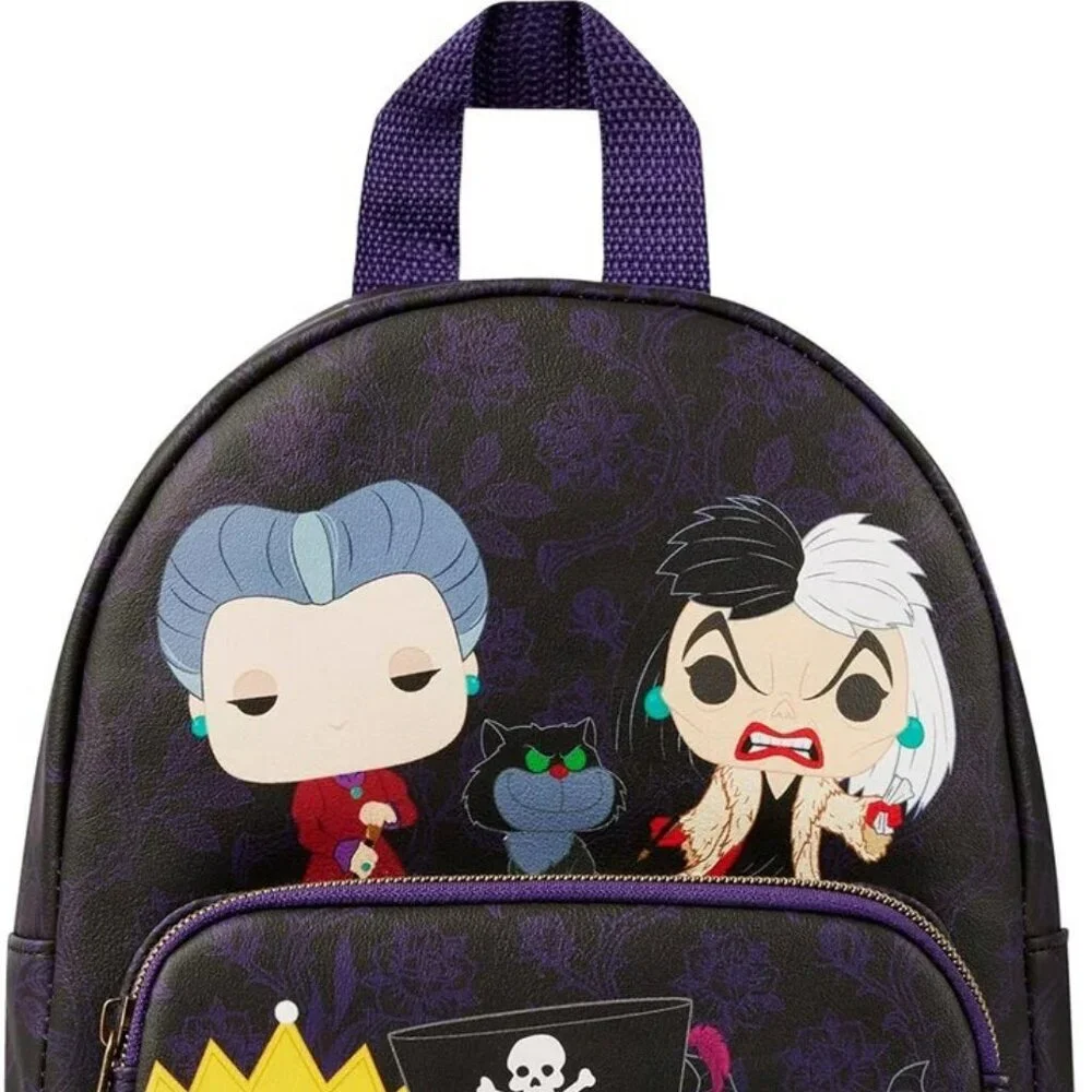 Loungefly Disney POP Villains Backpack NWT - Picture 2 of 3